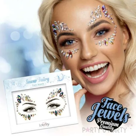 make up party krysztalki na twarz wrozka paint glow