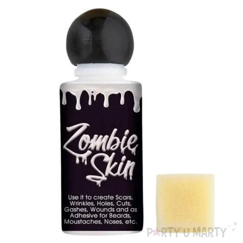 make up party latex skora zombie bialy widmann 28 ml