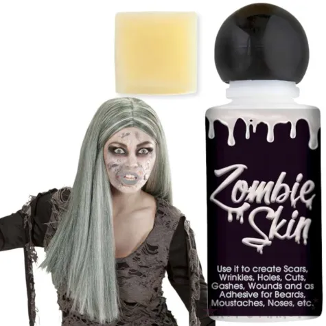 make up party latex skora zombie bialy widmann 28 ml
