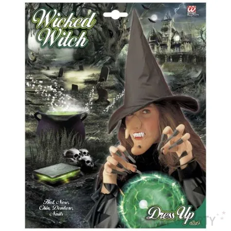 make up party nos broda kapelusz kly paznokcie mix widmann