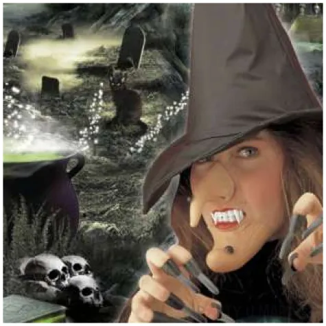 make up party nos broda kapelusz kly paznokcie mix widmann