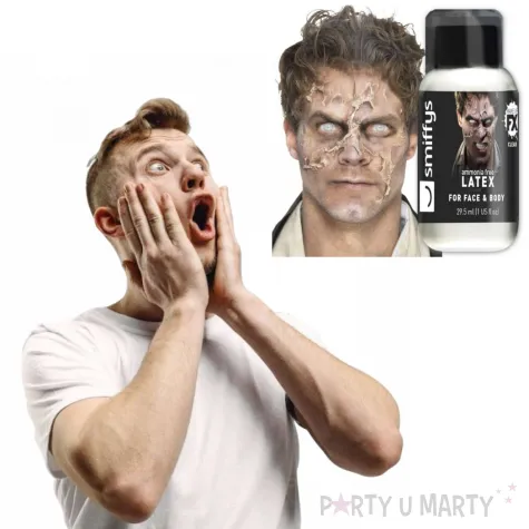 make up party plynny latex transparentny smiffys 473 ml