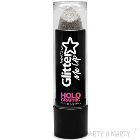make up party pomadka brokat holo srebrna paintglow 4 5 g