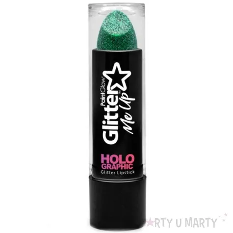 make up party pomadka brokat holo zielona paintglow 4 5 g