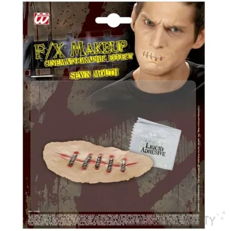 make up party rana zaszyte usta widmann