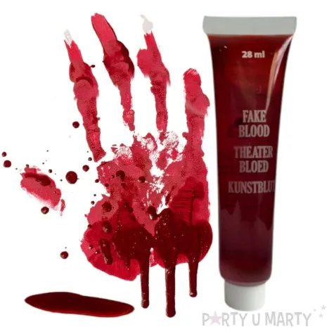 make up party sztuczna krew czerwona amscan 28 ml