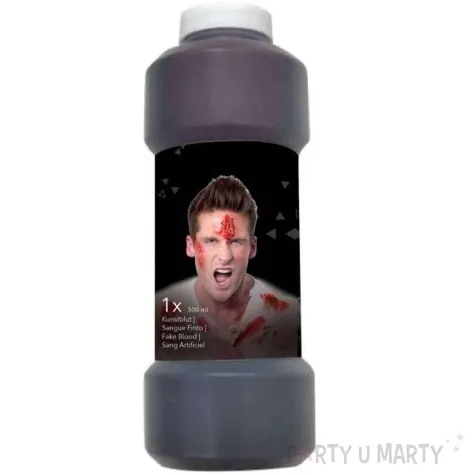 make up party sztuczna krew czerwona amscan 500 ml