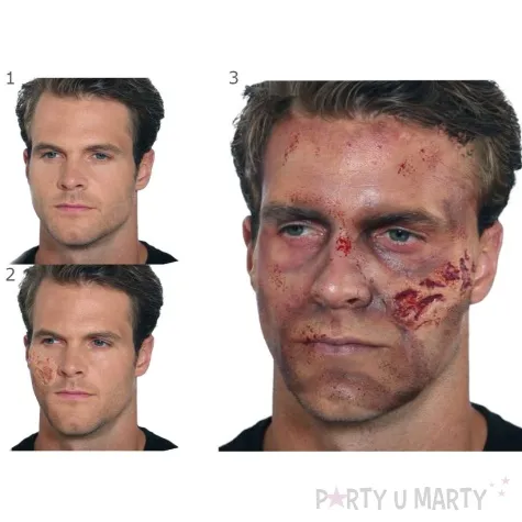 make up party sztuczna rana zombie smiffys