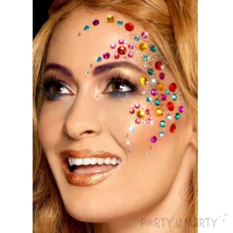 make up party teczowe krysztalki smiffys