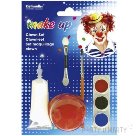 make up party zestaw klauna amscan