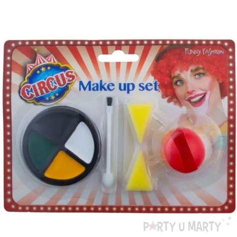 make up party zestaw klauna funnyfashion