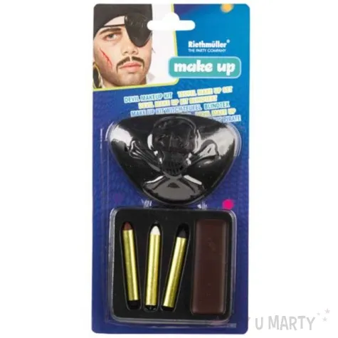 make up party zestaw pirata amscan