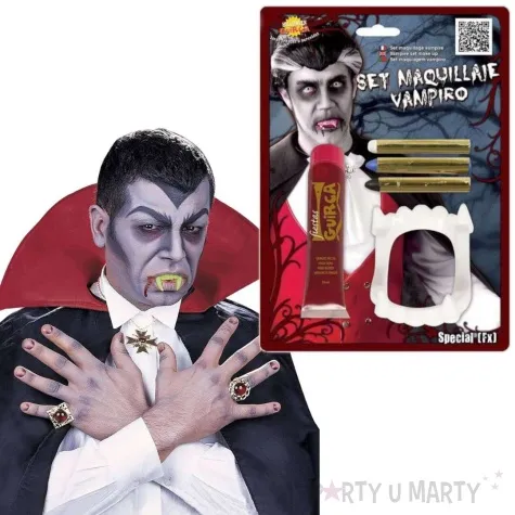 make up party zestaw wampira guirca