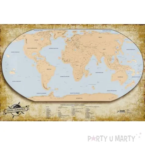 mapa swiata zdrapka polska wersja