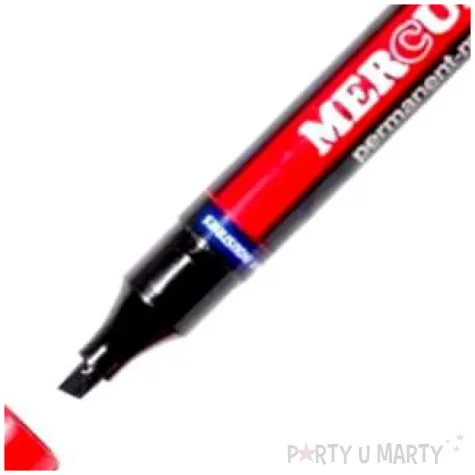 marker mercury 90 czerwony permanentny sciety