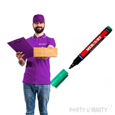 marker mercury 90 zielony suchoscieralny sciety