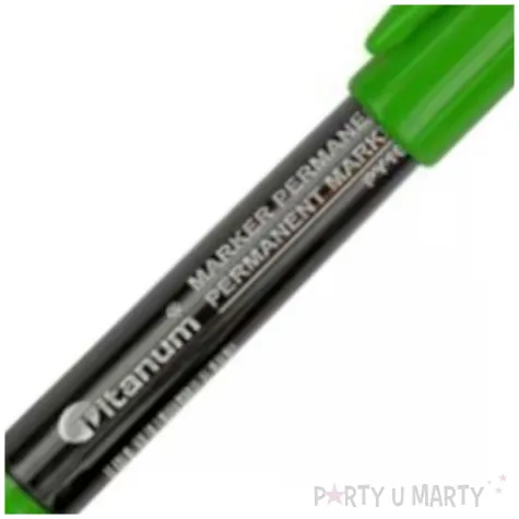 marker permanentny sciety cienki zielony titanum 1 4 2 mm