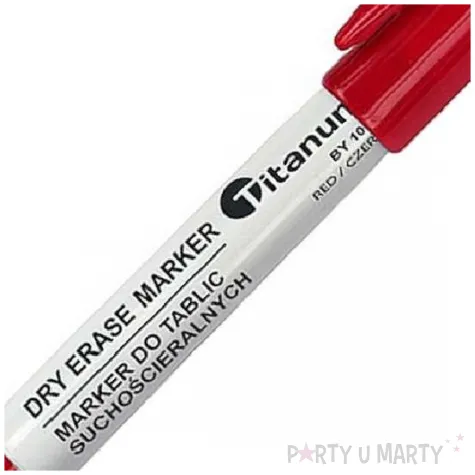 marker suchoscieralny okragly czerwony titanum 2 mm