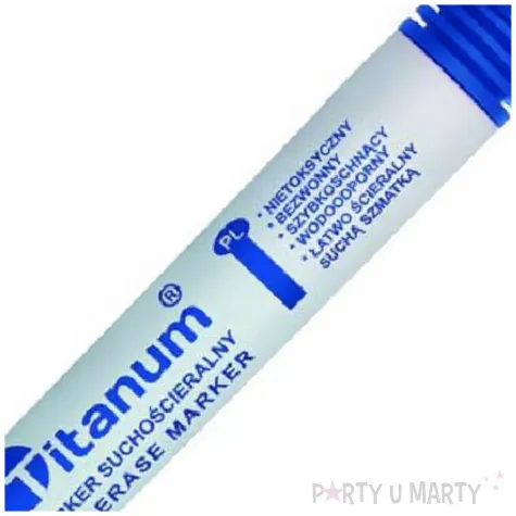 marker suchoscieralny okragly niebieski titanum 3 mm