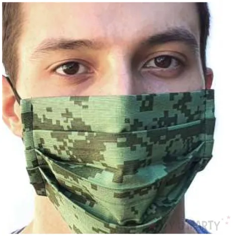 maseczka bawelniana moro 2 na gumce