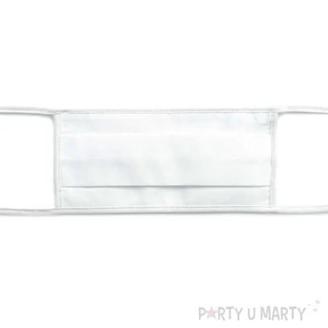 maseczka bawelniana twine adult wiazana biala
