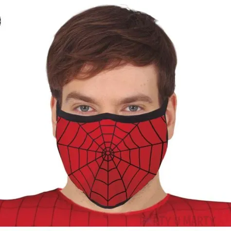 maseczka dla doroslych spiderman czarna guirca