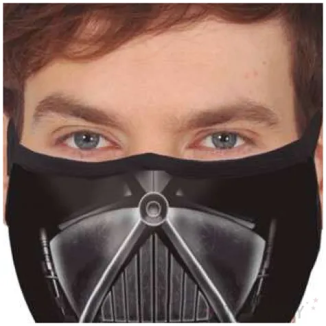 maseczka dla doroslych vader czarna guirca