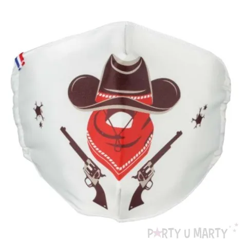 maseczka dla dzieci kowboj santex