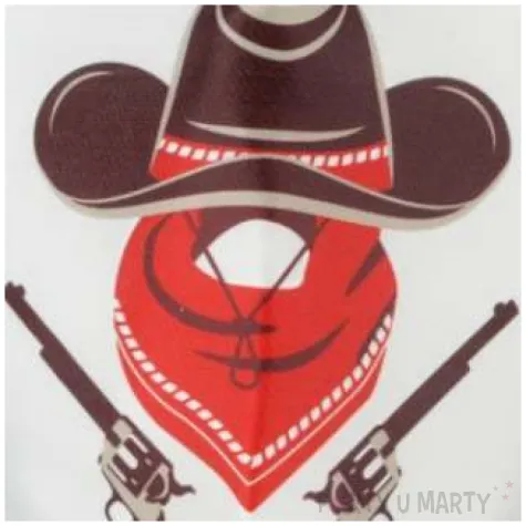 maseczka dla dzieci kowboj santex