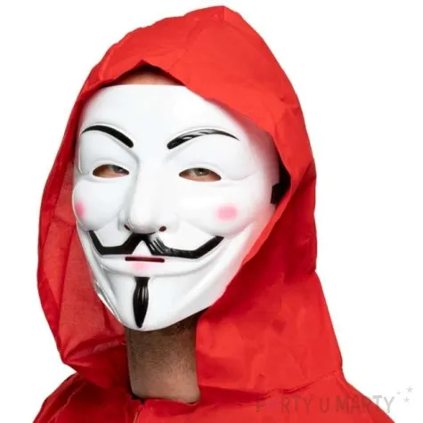 maska acta vendeta biala partypal