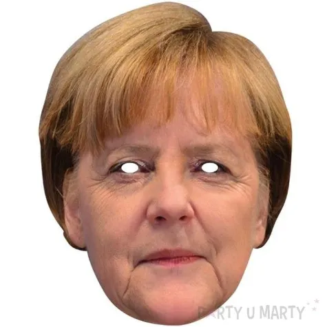 maska angela merkel papierowa rubies