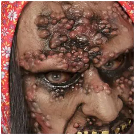 maska babcia zombie lateksowa widmann