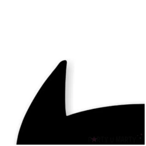 maska batman super bohater dodatek do stroju batmana czarna dla dzieci i doroslych