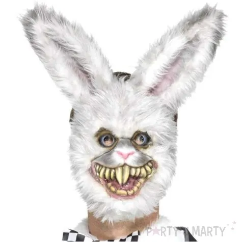 maska bialy krolik halloween smiffys