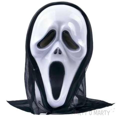 maska bialy krzyk plastikowa arpex