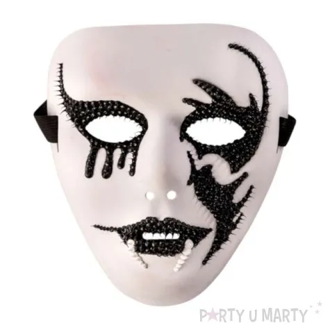 maska cekinowa twarz plastik carnival toys