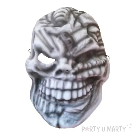 maska czaszka pianka 3d