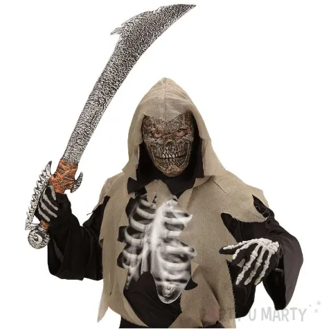 maska czaszka smierc plastikowa widmann
