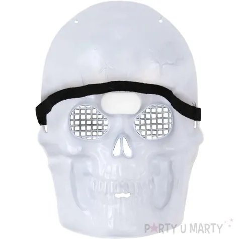 maska czaszka szary partypal