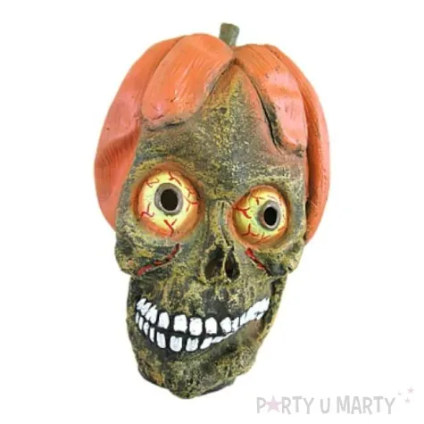 maska czaszka z dynia lateksowa