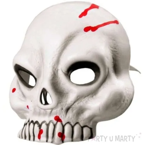 maska czaszka z krwia kraszek