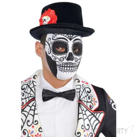 maska day of the dead plastikowa amscan