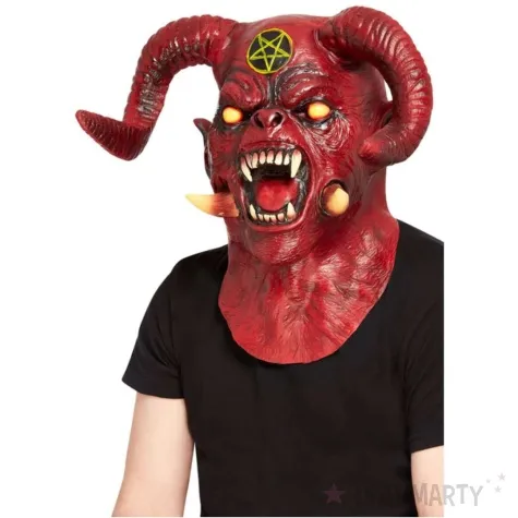 maska diabel balrog lateksowa smiffys