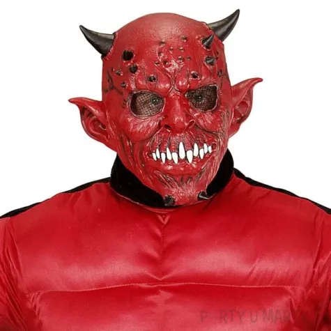 maska diabel deluxe lateksowa widmann