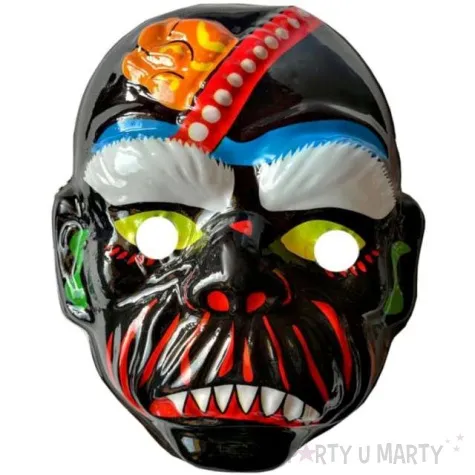 maska diabel kolorowy partytino