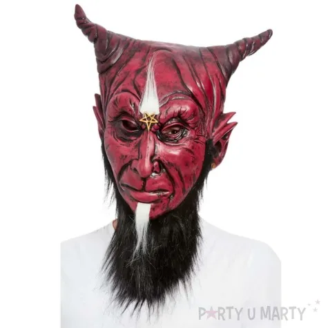 maska diabel z broda lateksowa smiffys roz uniwersalny
