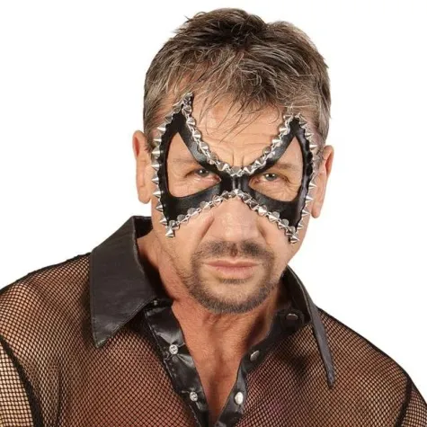 maska diabolik bdsm czarna widmann