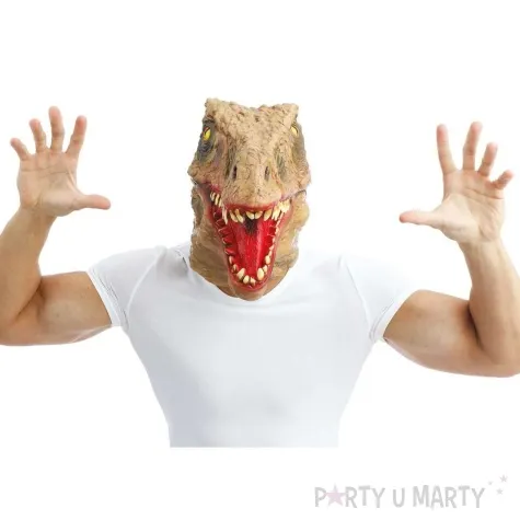 maska dinozaur t rex ptitclown