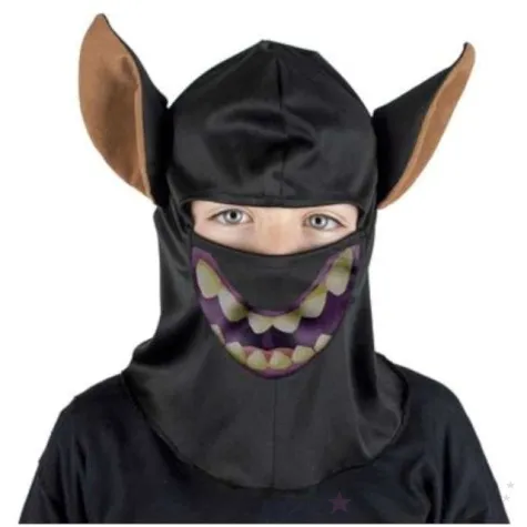 maska dla dzieci kominiarka nietoperz funny fashion rozm uniw