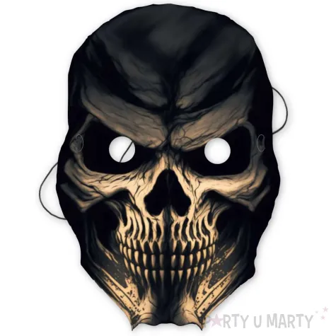 maska drukowana mroczny szkielet rozm uniwersalny